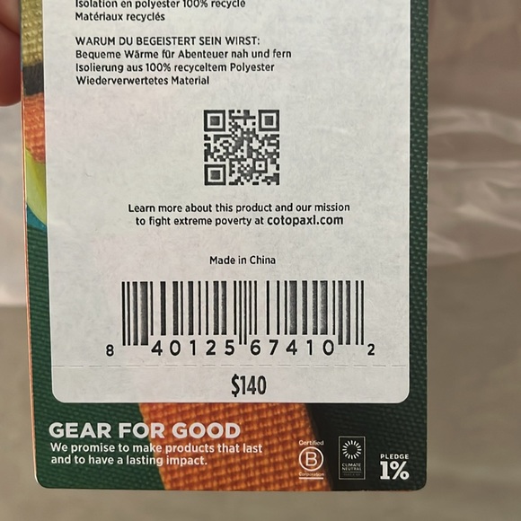 BRAND NEW Cotopaxi Teca Calido Jacket Sz S - Picture 6 of 6